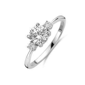 Ring in zilver met zirconia